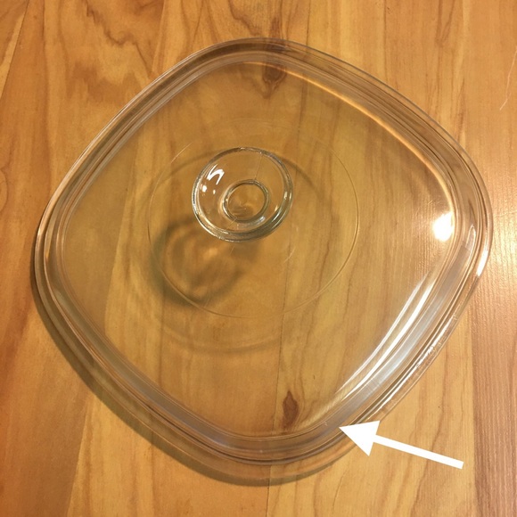 Vintage Corningware Shell Oil Blue Macrame 3qt - Picture 10 of 12